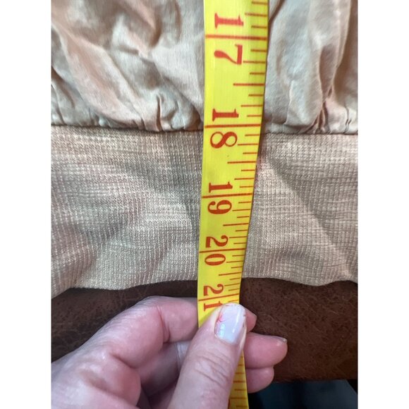 Anthropologie Hei Hei Zip up Peach Top Size Medium Bomber Jacket Lightweight lg - Picture 5 of 7